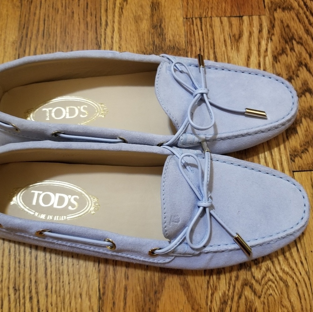 Tod's suede loafers